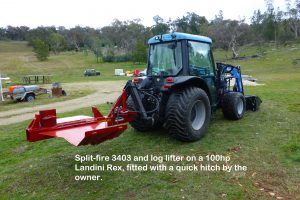 Landini Rex 105GT (100 HP Perkins engine) orchard tractor 3