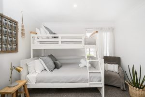 La Bella Vita Byron Bay Bedroom with Bunk Bed